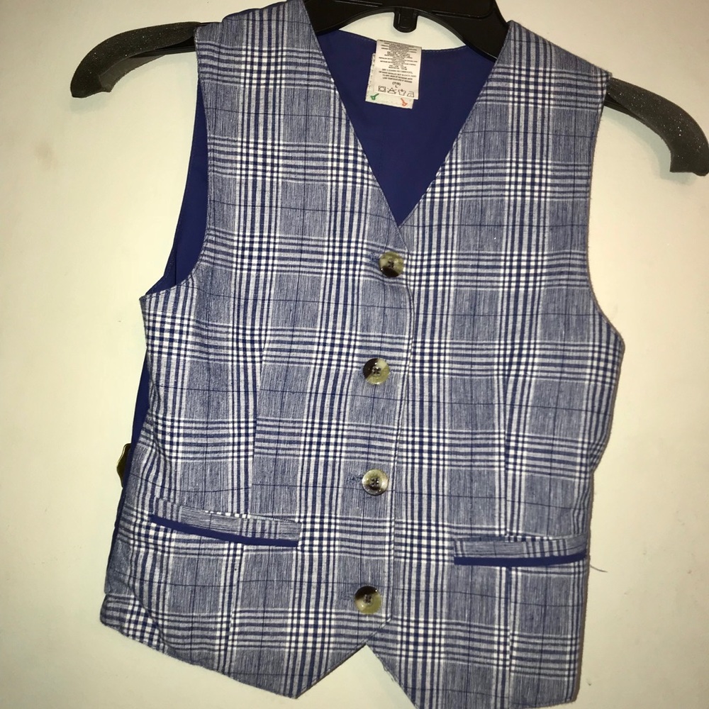 Fore Axel & Hudson Boys Sz 7/8 EUC Reversible Vest